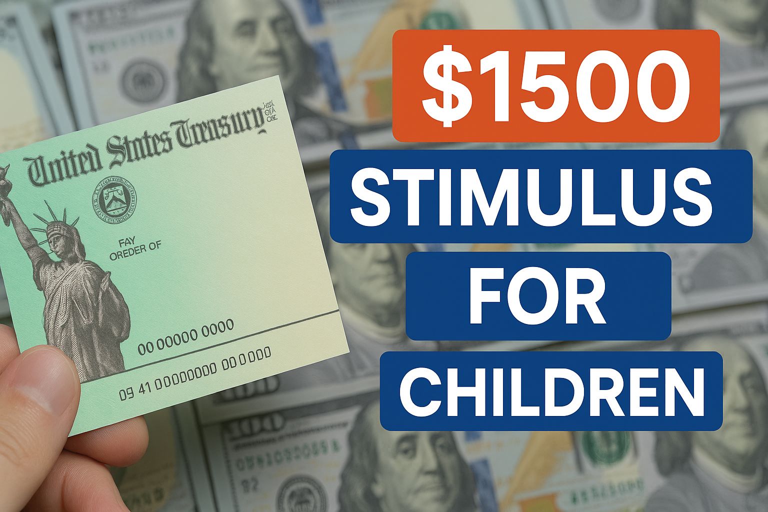 $1,500 Stimulus for Children in June 2025