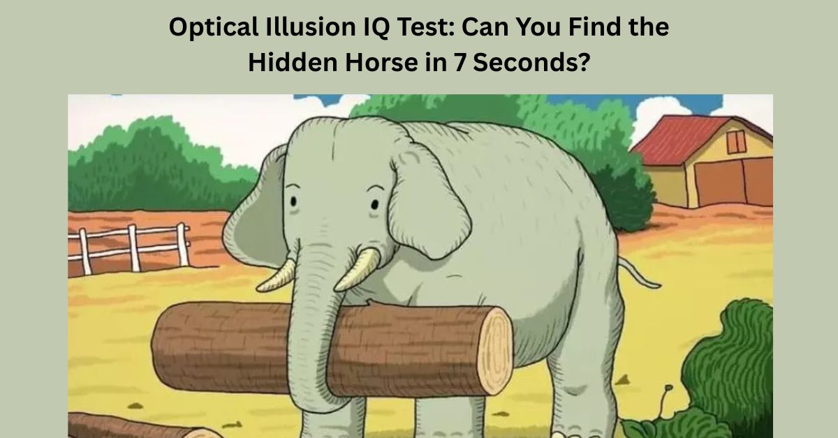 Optical Illusion IQ Test: Can You Find the Hidden Horse in 7 Seconds?